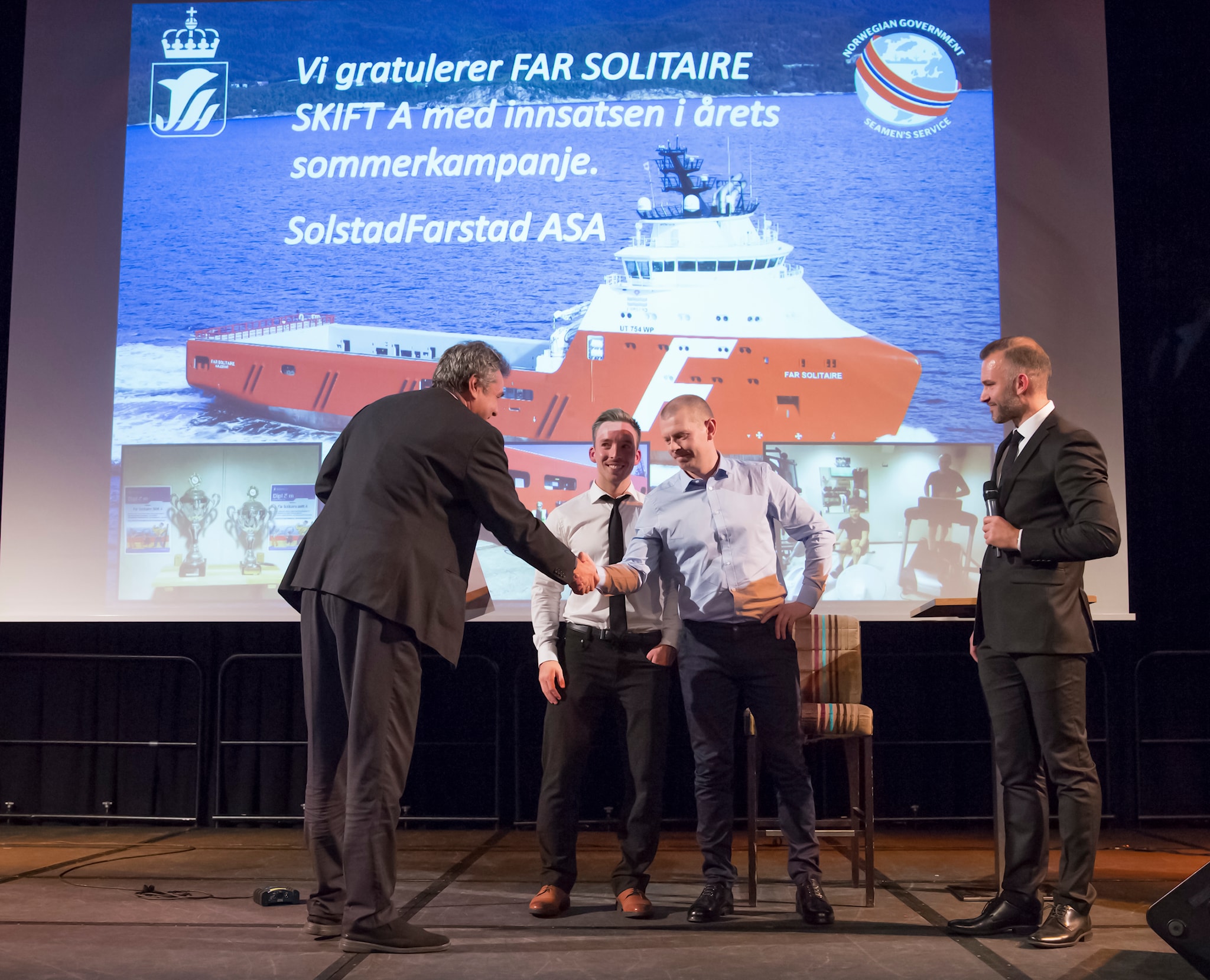 Premieutdelingen under Sjøsikkerhetskonferansen